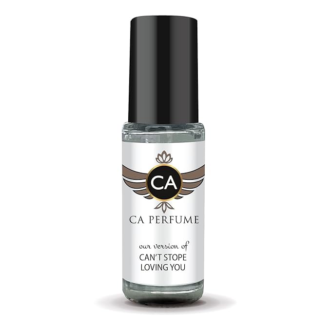 CA Perfume Impression of Can't Stope Loving You for Women Perfume Oil Amber Vanilla Scent Long Lasting Perfumes for Women Travel Size Mini Perfume Sample TSA Ready Body Oil Roll-on 0.14 Fl Oz 4ml