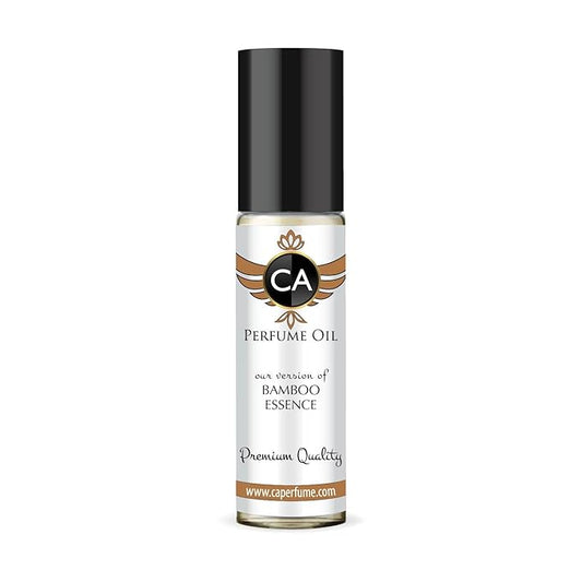 CA Perfume Originals Bamboo Essence Unisex Fragrance Oil Woody Scent Long Lasting Perfumes for Women & Men Travel Size TSA Ready Mini Parfum Body Oil Roll-on 0.33 Fl Oz 10ml