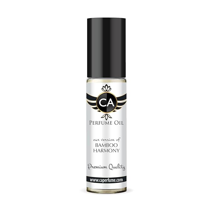 CA Perfume Impression of Bamboo Harmony Unisex Fragrance Oil Citrus Aromatic Scent Long Lasting Perfumes for Women & Men Travel Size TSA Ready Mini Parfum Body Oil Roll-on 0.33 Fl Oz 10ml