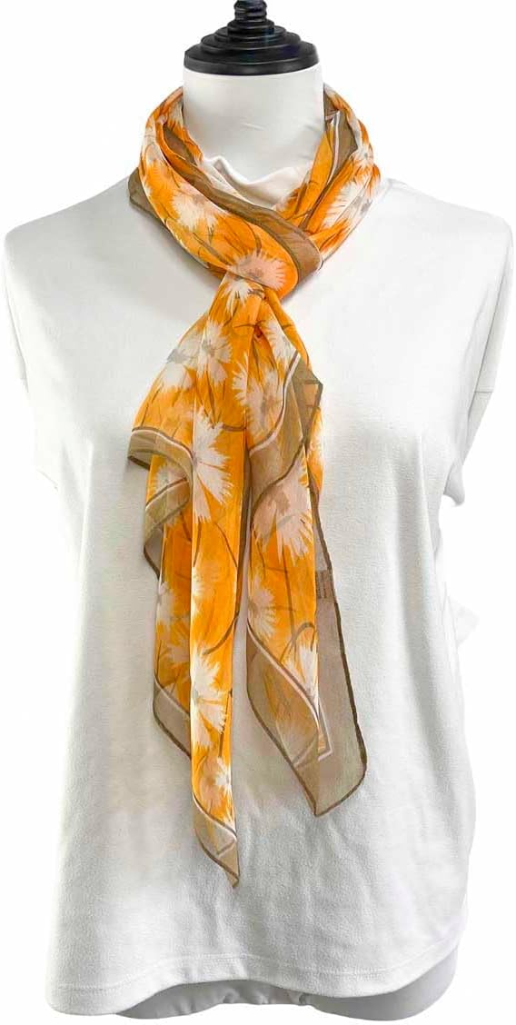 Xyueanlo Scarfs for Women Lightweight Fashion Floral Printed Scarves Neck Scarf Sunscreen Wraps Shawls