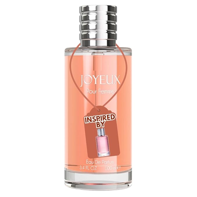 Perfume for Women – INSPIRED by A WORLD RENOWED WOMEN'S PERFUME – Bergamot, Jasmine, Musk, Patchouli – Fresh, Feminine, Soft, Long-Lasting Eau De Parfum 100ml (3.4 fl oz)