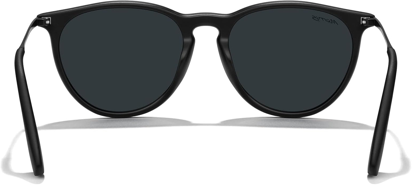 MERRY'S Vintage Polarized Sunglasses for Women Men Retro Round Mirrored Lens Sun glasses UV400