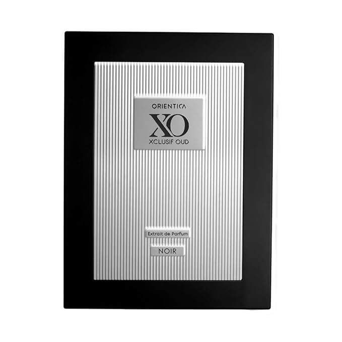 Orientica XO Xclusif Oud Noir Extrait de Parfum – Vanilla, Cardamom, Pink Pepper, Bergamot, Lavender, Geranium, Sandalwood, Musk, Cedarwood - Arabic Perfume for Men & Women – 4.0oz/ 120ml