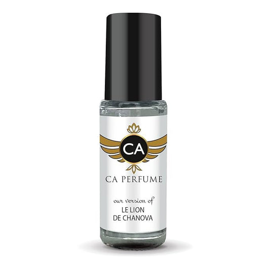 CA Perfume Impression of Le Lion De Chanova Unisex Fragrance Oil Oriental Scent Long Lasting Perfumes for Women & Men Travel Size TSA Ready Mini Parfum Body Oil Roll-on 0.14 Fl Oz 4ml