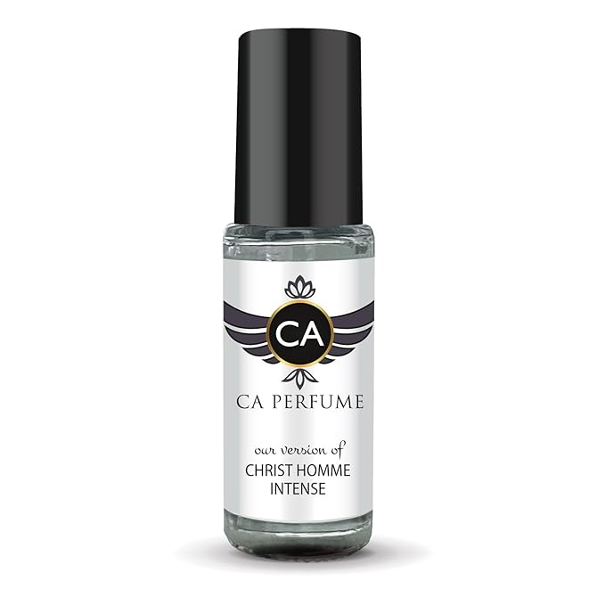 CA Perfume Impression of Homme Intense for Men Perfume Oil Woody Floral Musk Scent Long Lasting Cologne for Men Travel Size Mini Perfume Sample TSA Ready Body Oil Roll-on 0.14 Fl Oz 4ml