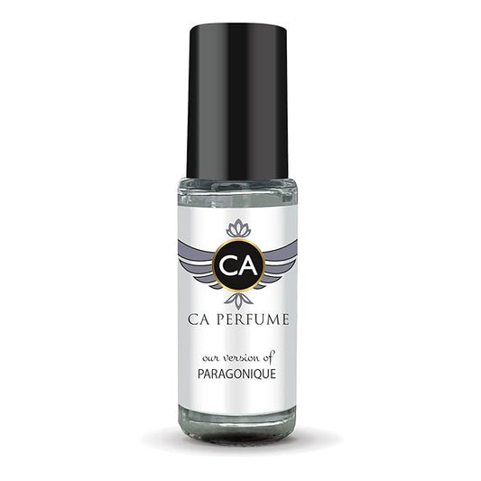CA Perfume Impression of Paragonique Unisex Fragrance Oil Woody Spicy Scent Long Lasting Perfumes for Women & Men Travel Size TSA Ready Mini Parfum Body Oil Roll-on 0.14 Fl Oz 4ml