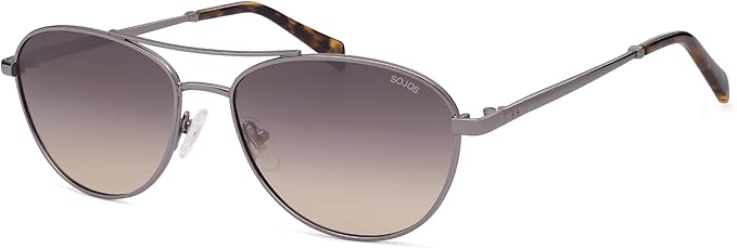 SOJOS Retro Polarized Aviator Sunglasses for Women Men Vintage 70s Style UV Protection Womens Mens Sun Glasses SJ1265