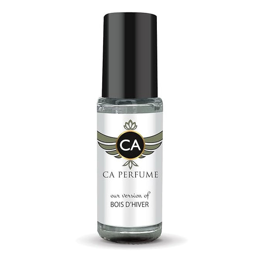 CA Perfume Impression of Bois D'hiver Unisex Perfume Oil Woody Floral Musk Scent Long Lasting Fragrance for Women and Men Travel Size Mini Perfume Sample TSA Ready Body Oil Roll-on 0.14 Fl Oz 4ml