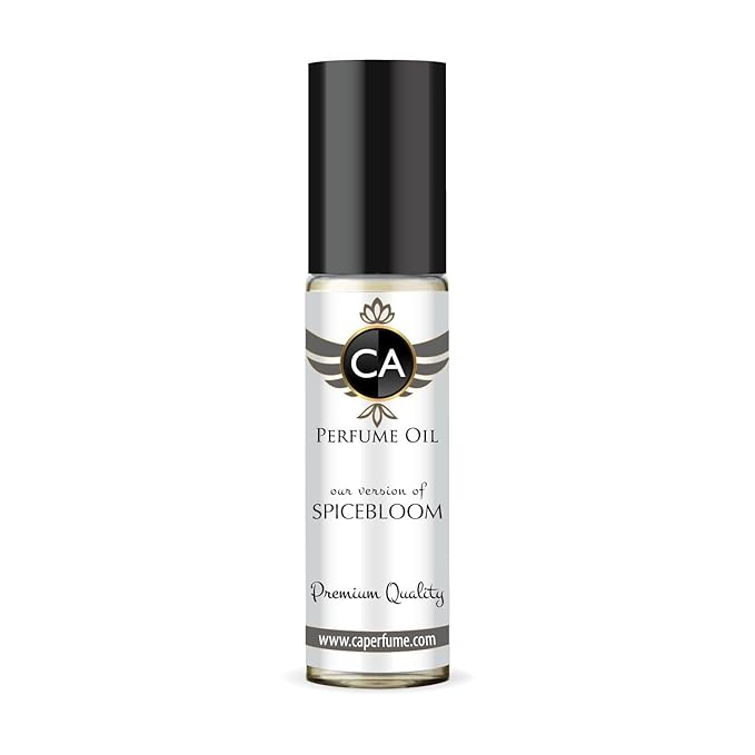 CA Perfume Impression of Spicebloom for Men Fragrance Oil Woody Spicy Scent Long Lasting Cologne for Men Travel Size TSA Ready Mini Parfum Body Oil Roll-on 0.33 Fl Oz 10ml