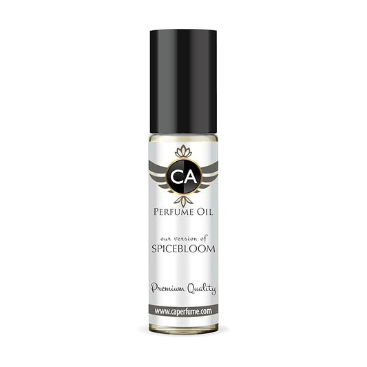 CA Perfume Impression of Spicebloom for Men Fragrance Oil Woody Spicy Scent Long Lasting Cologne for Men Travel Size TSA Ready Mini Parfum Body Oil Roll-on 0.33 Fl Oz 10ml