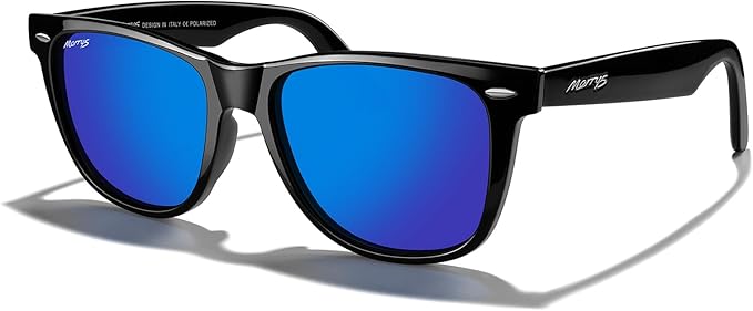 MERRY'S Classic Square Shape Polarized Sunglasses for Womens Mens Retro Designer UV400 Sun Glasses S6140