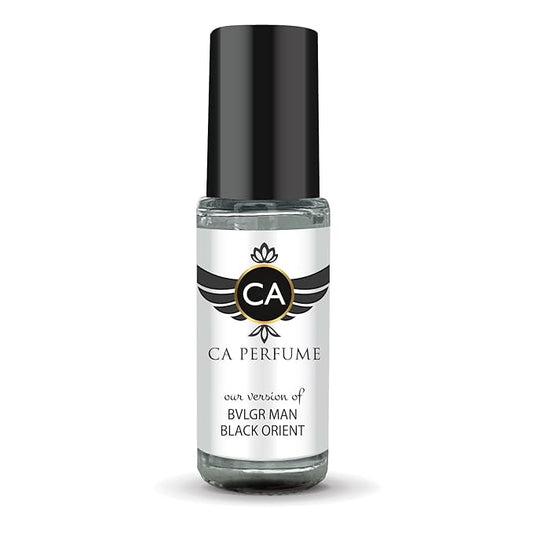 CA Perfume Impression of Bvlg Man Black Orient for Men Perfume Oil Amber Woody Scent Long Lasting Cologne for Men Travel Size Mini Perfume Sample TSA Ready Body Oil Roll-on 0.14 Fl Oz 4ml