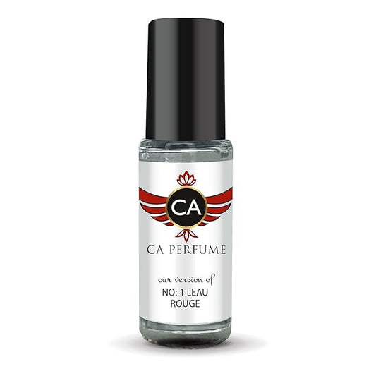 CA Perfume Impression of No:1 L'eau Rouge for Women Fragrance Oil Floral Fruity Scent Long Lasting Perfumes for Women Travel Size TSA Ready Mini Parfum Body Oil Roll-on 0.14 Fl Oz 4ml