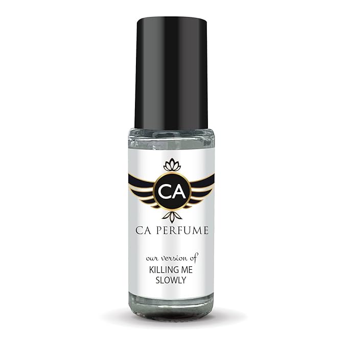 CA Perfume Impression of Killing Me Slowly for Women Fragrance Oil Floral Aldehyde Scent Long Lasting Perfumes for Women Travel Size TSA Ready Mini Parfum Body Oil Roll-on 0.14 Fl Oz 4ml