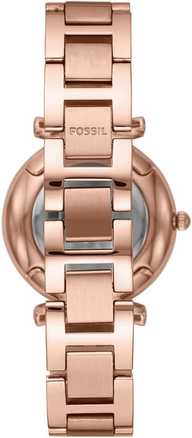 Fossil Women's Carlie Quartz Stainless Steel Three-Hand Watch