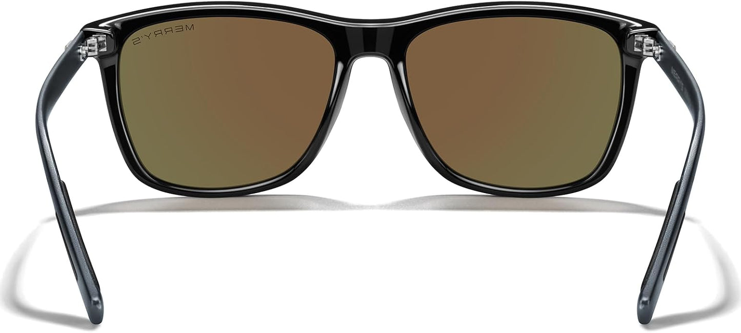 MERRY'S Unisex Polarized Aluminum Sunglasses Vintage Sun Glasses For Men/Women S8286