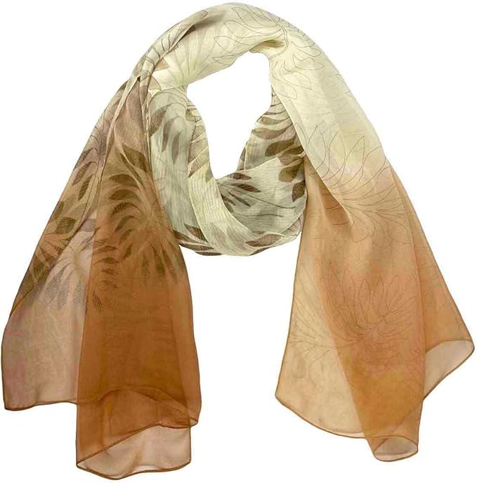 Xyueanlo Scarfs for Women Lightweight Scarves Fashion Print Floral Pattern Scarf Shawls