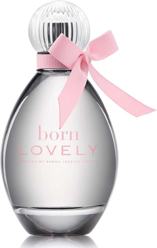 Born Lovely by SJP - Lush, Sweet, Elegant Amber Floral Eau De Parfum Spray Fragrance for Women - Mandarin, Peony, Honeysuckle, and Freesia - Intense, Long Lasting Scent - 1 oz