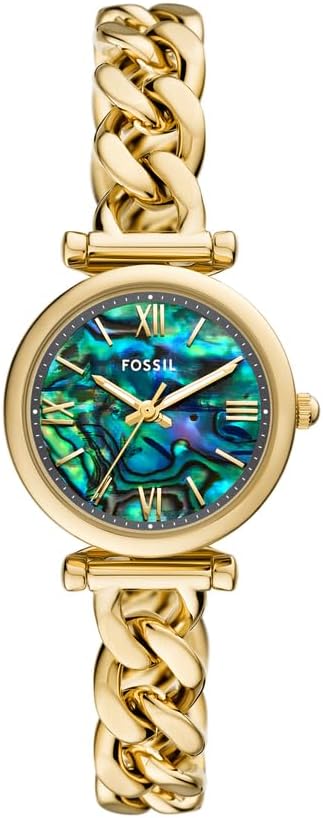 Fossil Women's Carlie Quartz Stainless Steel Three-Hand Watch