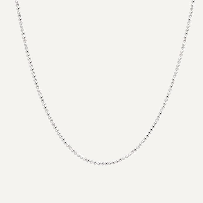 LISA LEONARD DESIGNS Sterling Silver/Gold Filled Ball Chain and Link Chains, Chains for Personalized Pendants Jewelry Gift for Women Men Elegant Accessory