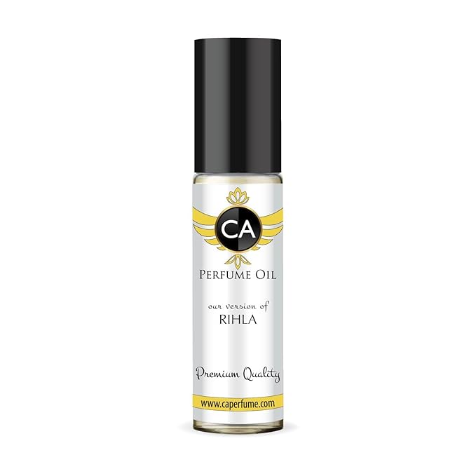 CA Perfume Impression of Rihla Unisex Fragrance Oil Amber Woody Scent Long Lasting Perfumes for Women & Men Travel Size TSA Ready Mini Parfum Body Oil Roll-on 0.33 Fl Oz 10ml