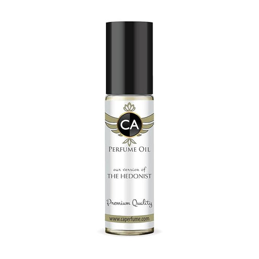 CA Perfume Impression of The Hedonist Unisex Fragrance Oil Woody Aromatic Scent Long Lasting Perfumes for Women & Men Travel Size TSA Ready Mini Parfum Body Oil Roll-on 0.33 Fl Oz 10ml