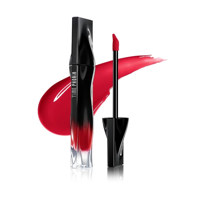 Stellar Dust Lip Stain 16 Ares, Waterproof Transfer-Proof Lip Gloss, Classic Red Tinted Glossy Finish, High-Pigment Vibrant Color, Hydrating Lightweight Long-Lasting Lip Makeup for Women