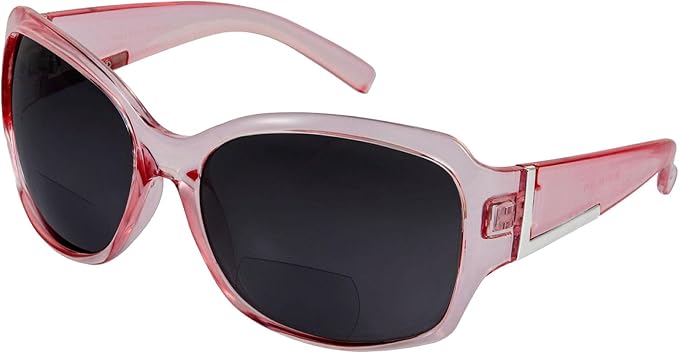 Bifocal Sunglasses 'The Fashionista' Women's Designer Outdoor Reading Glasses with UV400 Protection (2 Pack)