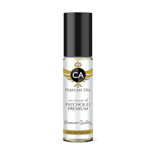 CA Perfume Originals Patchouli Premium Unisex Fragrance Oil Woody Chypre Scent Long Lasting Perfumes for Women & Men Travel Size TSA Ready Mini Parfum Body Oil Roll-on 0.33 Fl Oz 10ml