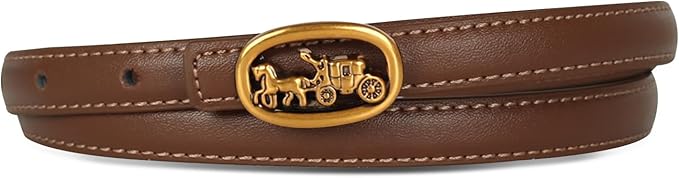 Relang Women's Belts with Gold Buckle, Fashion Waist Band, Elegant Ladies' Belt, Gift for Women