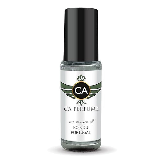 CA Perfume Impression of Bois Du Portugal for Men Perfume Oil Amber Woody Scent Long Lasting Cologne for Men Travel Size Mini Perfume Sample TSA Ready Body Oil Roll-on 0.14 Fl Oz 4ml
