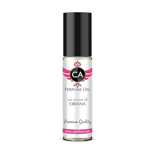 CA Perfume Impression of Oriana for Women Fragrance Oil Floral Fruity Gourmand Scent Long Lasting Perfumes for Women Travel Size TSA Ready Mini Parfum Body Oil Roll-on 0.33 Fl Oz 10ml