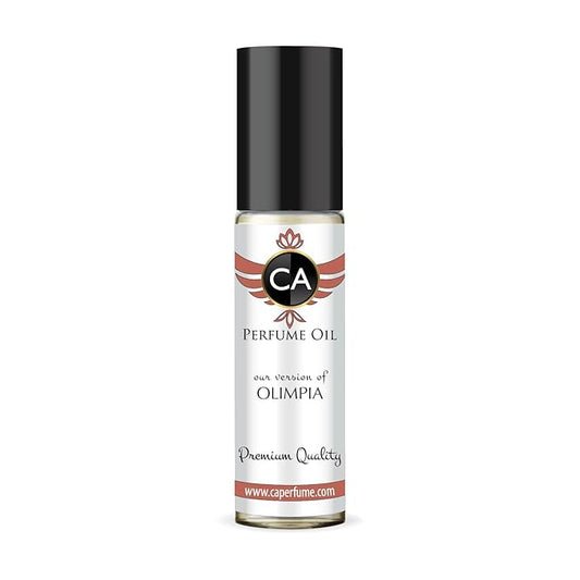 CA Perfume Impression of Olimpia for Women Fragrance Oil Amber Floral Scent Long Lasting Perfumes for Women Travel Size TSA Ready Mini Parfum Body Oil Roll-on 0.33 Fl Oz 10ml