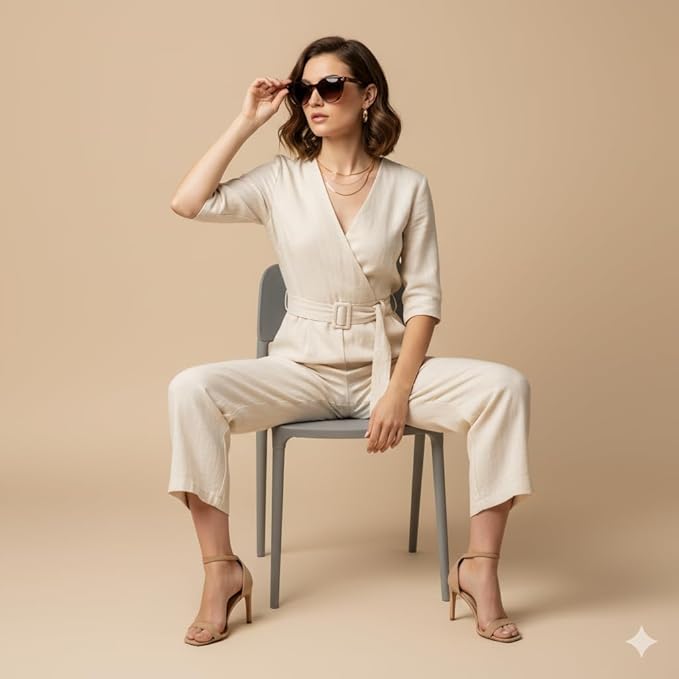 Trendy Round Polarized Women's Sunglasses UV 400 Protection CO1019S