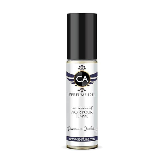 CA Perfume Impression of Noir Pour Femme for Women Fragrance Oil Amber Floral Scent Long Lasting Perfumes for Women Travel Size TSA Ready Mini Parfum Body Oil Roll-on 0.33 Fl Oz 10ml
