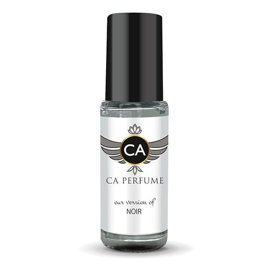 CA Perfume Impression of Noir Unisex Perfume Oil Aromatic Scent Long Lasting Fragrance for Women and Men Travel Size Mini Perfume Sample TSA Ready Body Oil Roll-on 0.14 Fl Oz 4ml