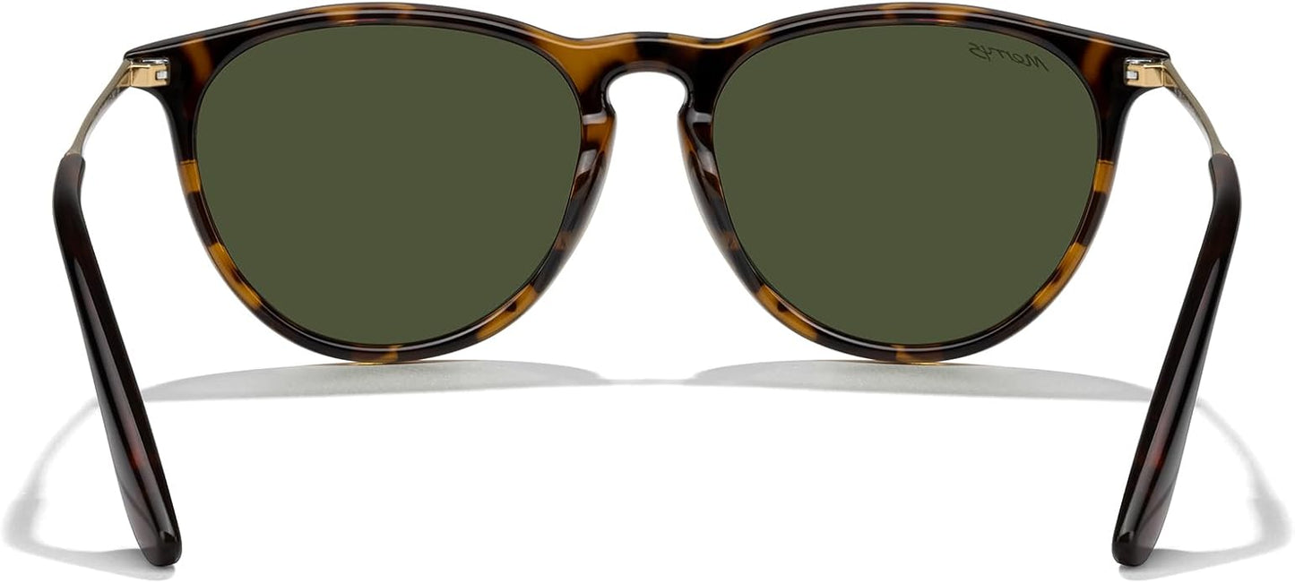 MERRY'S Vintage Polarized Sunglasses for Women Men Retro Round Mirrored Lens Sun glasses UV400