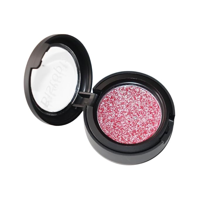 Bistopia Glitter Eyeshadow Collection, 14 Shades, Shimmer Pressed Powder, Metallic and Iridescent Colors (Signet)