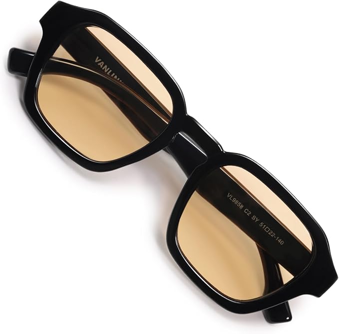 VANLINKER Retro Vintage Polarized Trendy Small Square Sunglasses for Women Men 2025 Fashion Shades VL9858