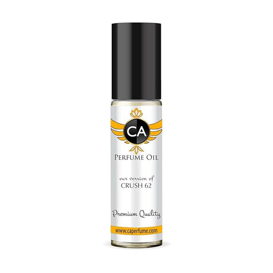 CA Perfume Impression of Crush 62 for Women Fragrance Oil Vanilla Scent Long Lasting Perfumes for Women Travel Size TSA Ready Mini Parfum Body Oil Roll-on 0.33 Fl Oz 10ml