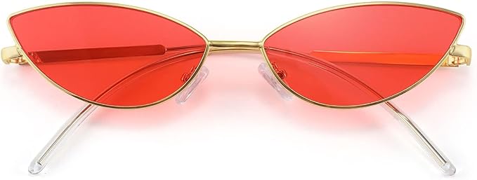 FEISEDY Fashion Designer Sunglasses Retro Small Petals Shape Arc Temple Design B2298