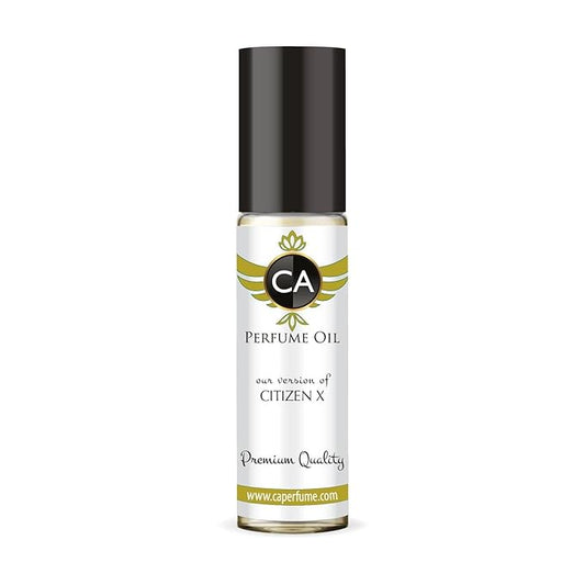 CA Perfume Impression of Member X Unisex Fragrance Oil Aromatic Scent Long Lasting Perfumes for Women & Men Travel Size TSA Ready Mini Parfum Body Oil Roll-on 0.33 Fl Oz 10ml
