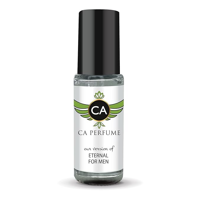 CA Perfume Impression of Eternal For Men Perfume Oil Aromatic Fougere Scent Long Lasting Cologne for Men Travel Size Mini Perfume Sample TSA Ready Body Oil Roll-on 0.14 Fl Oz 4ml