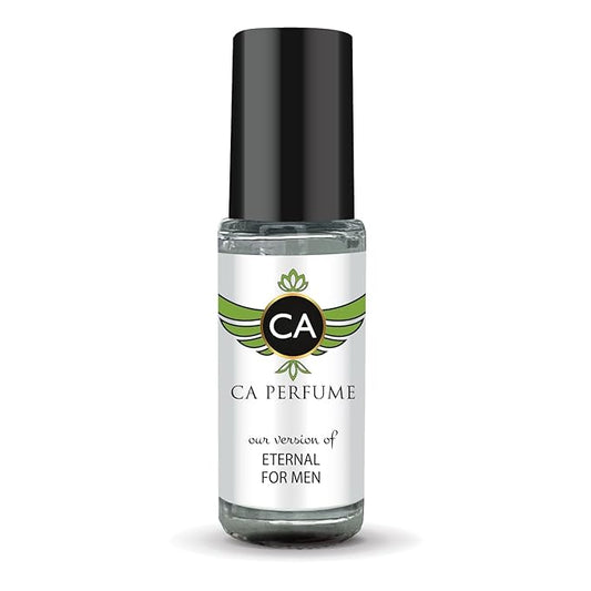 CA Perfume Impression of Eternal For Men Perfume Oil Aromatic Fougere Scent Long Lasting Cologne for Men Travel Size Mini Perfume Sample TSA Ready Body Oil Roll-on 0.14 Fl Oz 4ml