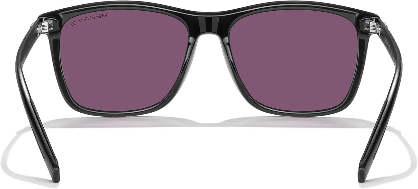 MERRY'S Unisex Polarized Aluminum Sunglasses Vintage Sun Glasses For Men/Women S8286