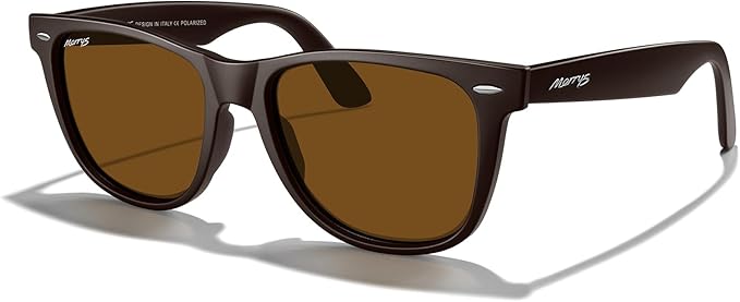 MERRY'S Classic Square Shape Polarized Sunglasses for Womens Mens Retro Designer UV400 Sun Glasses S6140