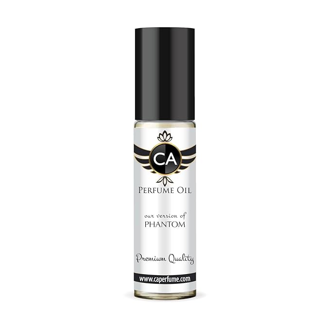 CA Perfume Impression of Phantom for Men Perfume Oil Woody Aromatic Scent Long Lasting Cologne for Men Travel Size TSA Ready Mini Parfum Body Oil Roll-on 0.33 Fl Oz 10ml