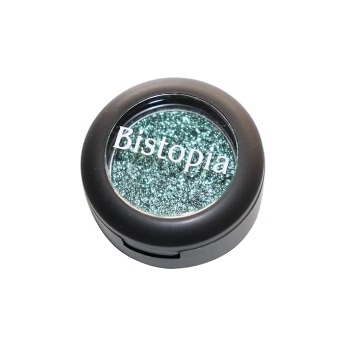 Bistopia Glitter Eyeshadow Collection, 14 Shades, Shimmer Pressed Powder, Metallic and Iridescent Colors (Time Lapse)