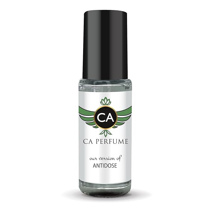 CA Perfume Impression of Antidose for Men Perfume Oil Amber Woody Scent Long Lasting Cologne for Men Travel Size Mini Perfume Sample TSA Ready Body Oil Roll-on 0.14 Fl Oz 4ml