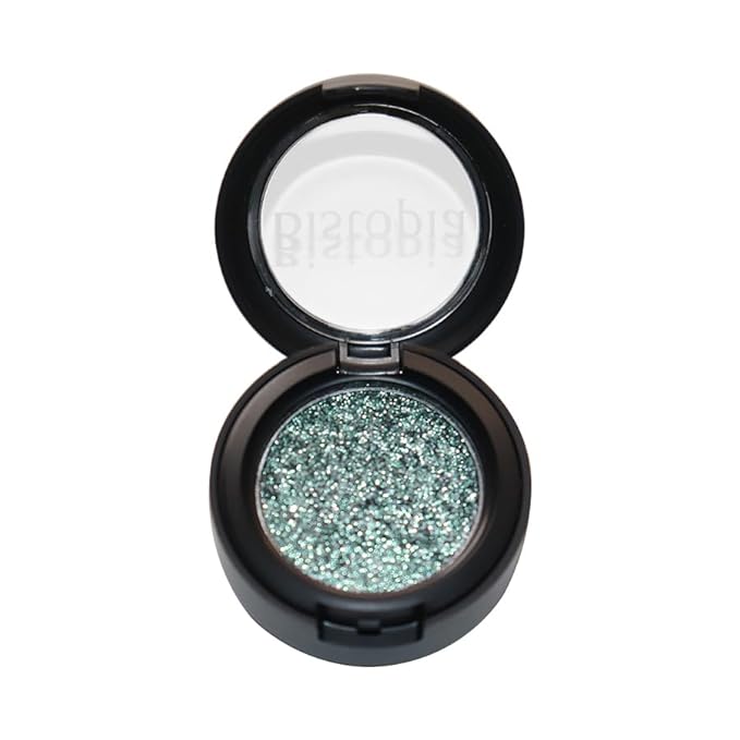 Bistopia Glitter Eyeshadow Collection, 14 Shades, Shimmer Pressed Powder, Metallic and Iridescent Colors (Time Lapse)